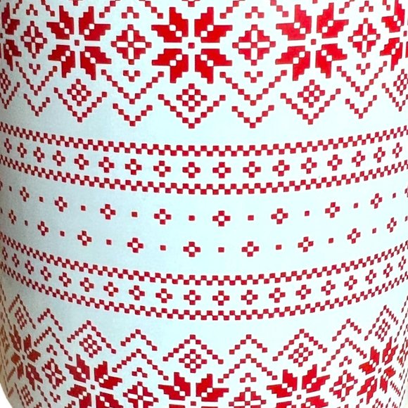 NWT PAIR Complementary Ceramic Holiday Mugs Christmas Winter Scandinavian Hygge - Picture 15 of 16